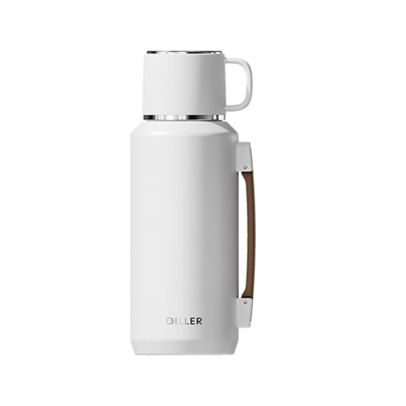 DILLER 800ML & 1000ML Insulated Thermos Flask with Cup | SUS316 Stainless Steel
