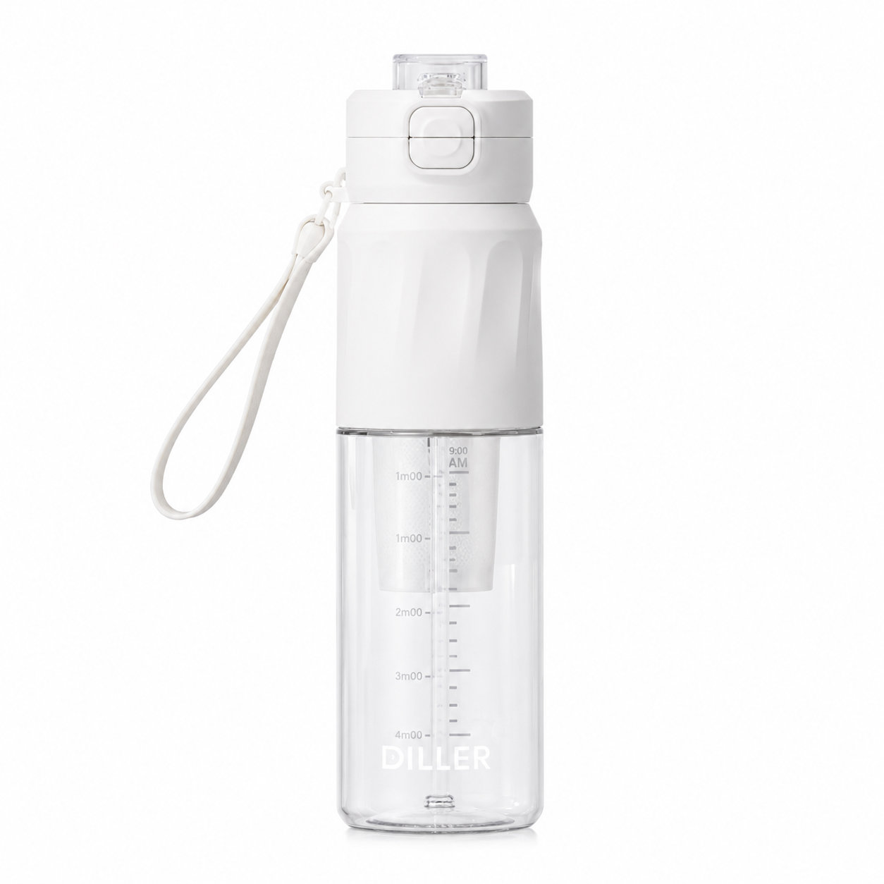 Diller 920ml Dual Drinking Tritan Water Bottle Leak-Proof BPA-Free Portable Travel Sports Bottle