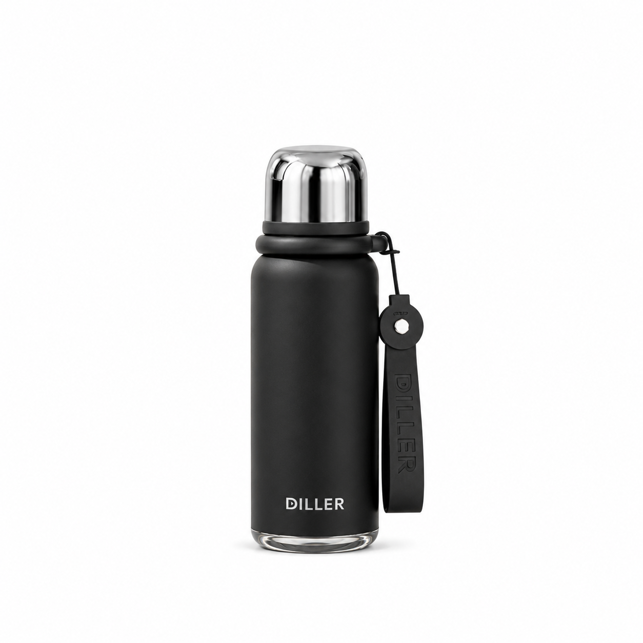 DILLER 580ML Vacuum Insulated Thermos Bottle 316L Stainless Steel 6-Layer Insulation with Carry Strap