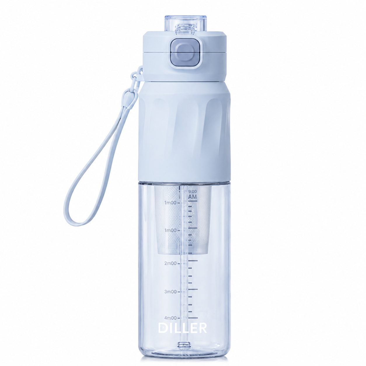Diller 920ml Dual Drinking Tritan Water Bottle Leak-Proof BPA-Free Portable Travel Sports Bottle